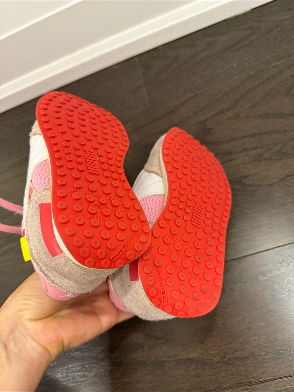Puma pink sneakers size 12 - Picture 4 of 5